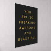 Einfach Schwarz Sie sind Phantastische Foil Prints Foliendrucke (Ablage )