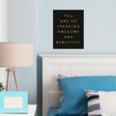 Einfach Schwarz Sie sind Phantastische Foil Prints Foliendrucke (In Situ (Schlafzimmer))