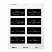 Einfach schwarz und weiß dank Sticker-Design (Vorne)