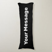 Einfach Schwarz und Weiß hinzufügen Seitenschläferkissen (Vorderseite Vertikal)