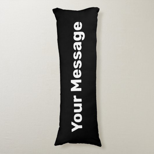 Einfach Schwarz und Weiß hinzufügen Seitenschläferkissen (Vorderseite Vertikal)