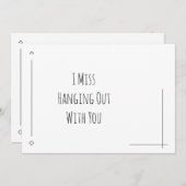 Einfach schwarz und weiß "Ich verzeihe dich nicht" (Vorne/Hinten)