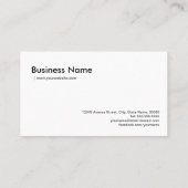 Einfach Schwarz-Weiß-Fotografen-Kamerasymbole Visitenkarte (Rückseite)