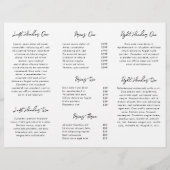 Einfach Schwarz-weißer zeitgemäßer QR-Code Flyer (Hinten)