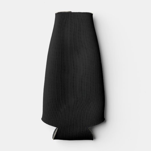 Einfach schwarze Solid-Farbe anpassen Flaschenkühler (Vorderseite)