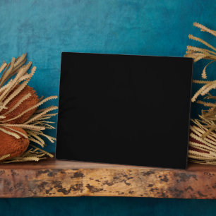 Einfach schwarze Solid-Farbe anpassen Fotoplatte