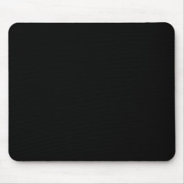Einfach schwarze Solid-Farbe anpassen Mousepad
