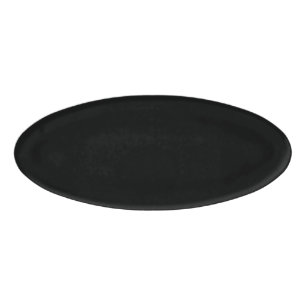 Einfach schwarze Solid-Farbe anpassen Namenschild