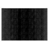 Einfach schwarze Solid-Farbe anpassen Schneidebrett (Vorderseite)