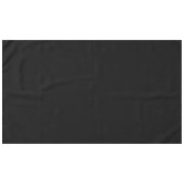 Einfach schwarze Solid-Farbe anpassen Tischdecke (Vorderseite (Horizontal))