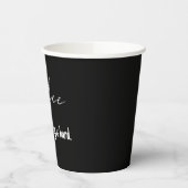 Einfach schwarzer Kaffee, weil Erwachsene schwer s Pappbecher (Links)