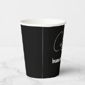 Einfach schwarzer Kaffee, weil Erwachsene schwer s Pappbecher (Rechts)