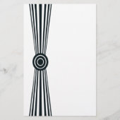Einfach Schwarzweiss Briefpapier (Vorderseite)