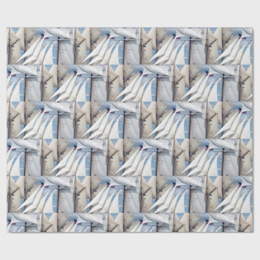 Einfach Segel Geschenkpapier (Flach)