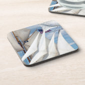 Einfach Segel Getränkeuntersetzer (Linke Seite)