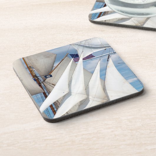 Einfach Segel Getränkeuntersetzer (Linke Seite)