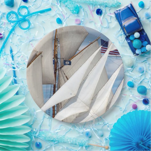 Einfach Segel Pappteller (Party)