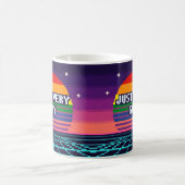 Einfach sehr schwuler Pride-Pixel-Becher Kaffeetasse (Mittel)