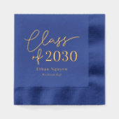 Einfach selbstbewusste Graduationspartei vereitelt Servietten Mit Folie (Vorderseite)