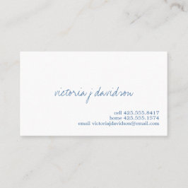 Einfach Sie Telefonkarte Telefonnummerkarte