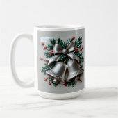 Einfach Silver Bells Weihnachten anpassbar Kaffeetasse (Links)