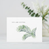 Einfach sind Sie eingeladen Tropical Wedding Websi Einladung (Stehend Vorderseite)