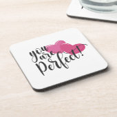 Einfach sind Sie perfekt Valentine | UNTERSETZER (Linke Seite)