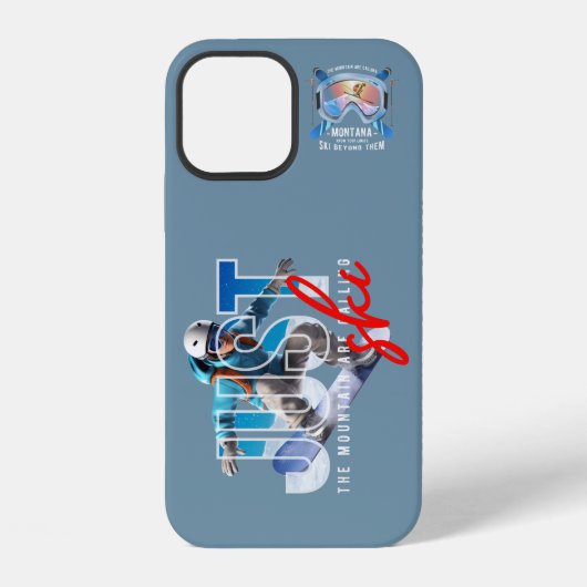 Einfach Ski | iPhone Hülle (Rückseite)