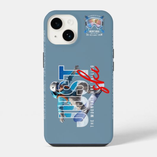 Einfach Ski | iPhone Hülle (Rückseite)