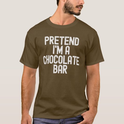 Einfach so, als wäre ich ein schokolares Bar Hallo T-Shirt (Vorderseite)