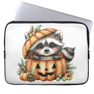 Einfach so herumhängend, Verspielter Waschbär im K Laptopschutzhülle