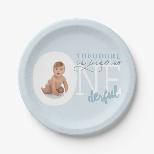 einfach so ONEderful Pappteller (Vorderseite)