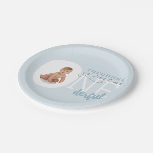 einfach so ONEderful Pappteller (Schrägansicht)