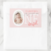 einfach so ONEderful Rechteckiger Aufkleber (Tasche)