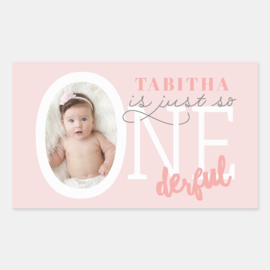 einfach so ONEderful Rechteckiger Aufkleber (Vorderseite)