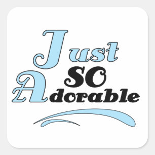 einfach so wunderbar quadratischer aufkleber