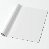 Einfach-Solid-Weiß Geschenkpapier (Ungerollt)
