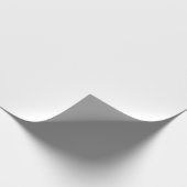 Einfach-Solid-Weiß Geschenkpapier (Ecke)