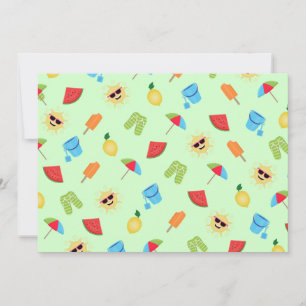 Einfach Sommer Einladung