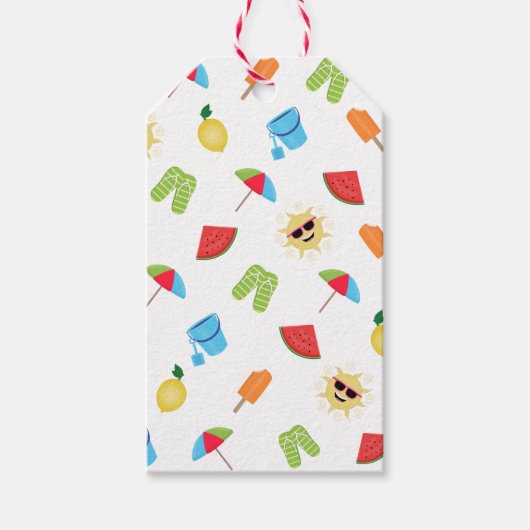 Einfach Sommer Geschenkanhänger (Vorderseite)