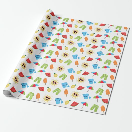 Einfach Sommer Geschenkpapier (Ungerollt)