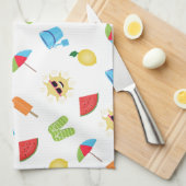 Einfach Sommer Geschirrtuch (Viertel Falte)