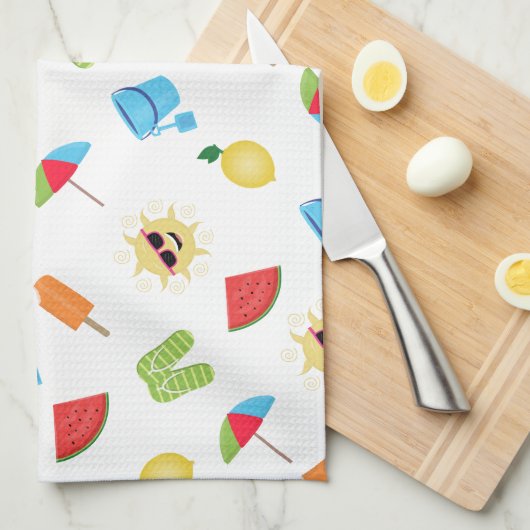 Einfach Sommer Geschirrtuch (Viertel Falte)