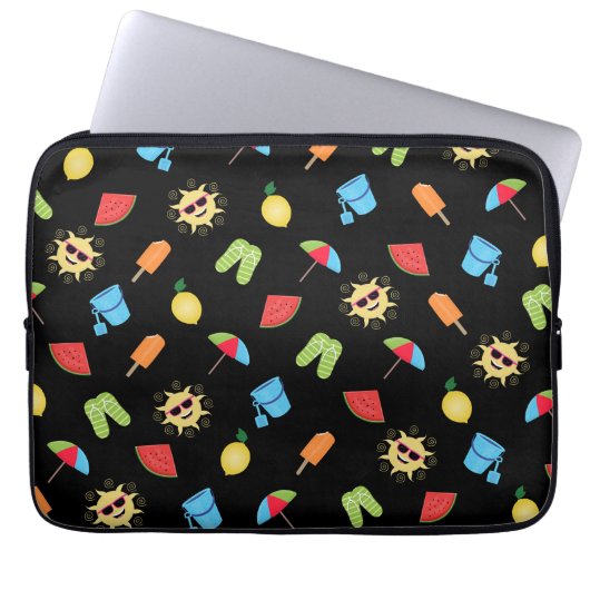Einfach Sommer Laptopschutzhülle (Vorderseite)