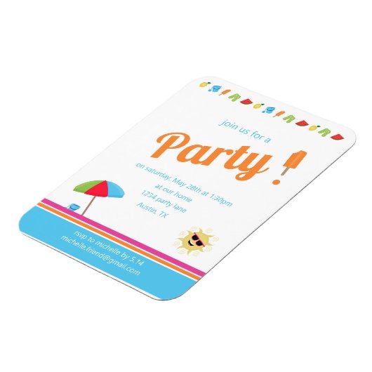 Einfach Sommer Magnet (Linke Seite)