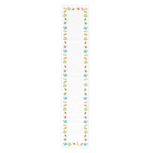 Einfach Sommer Mittelgroßer Tischläufer (Vorderseite)