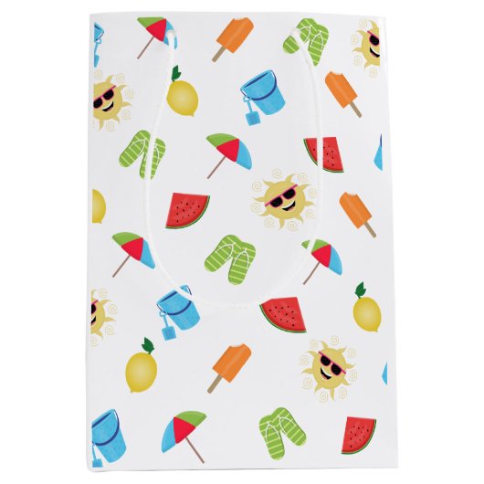 Einfach Sommer Mittlere Geschenktüte (Vorderseite)