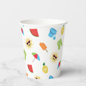 Einfach Sommer Pappbecher (Rückseite)