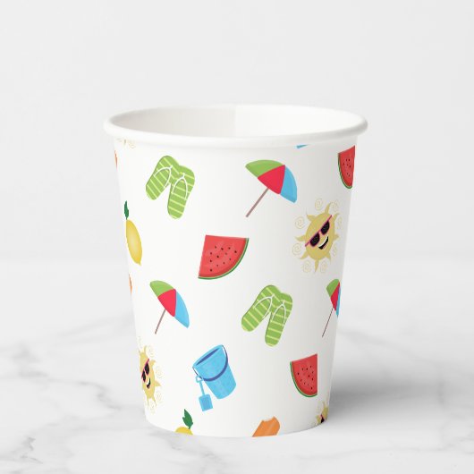 Einfach Sommer Pappbecher (Links)