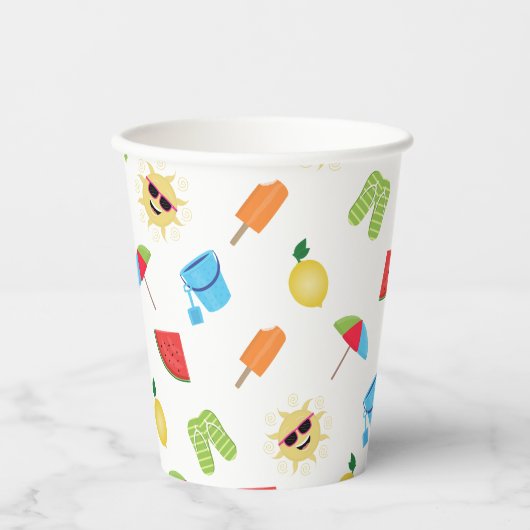 Einfach Sommer Pappbecher (Vorderseite)